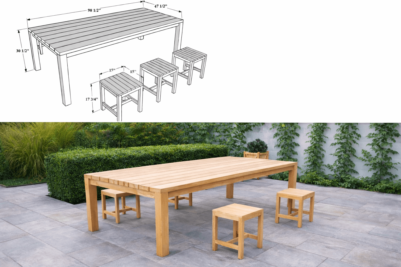 Outdoor Dining Table