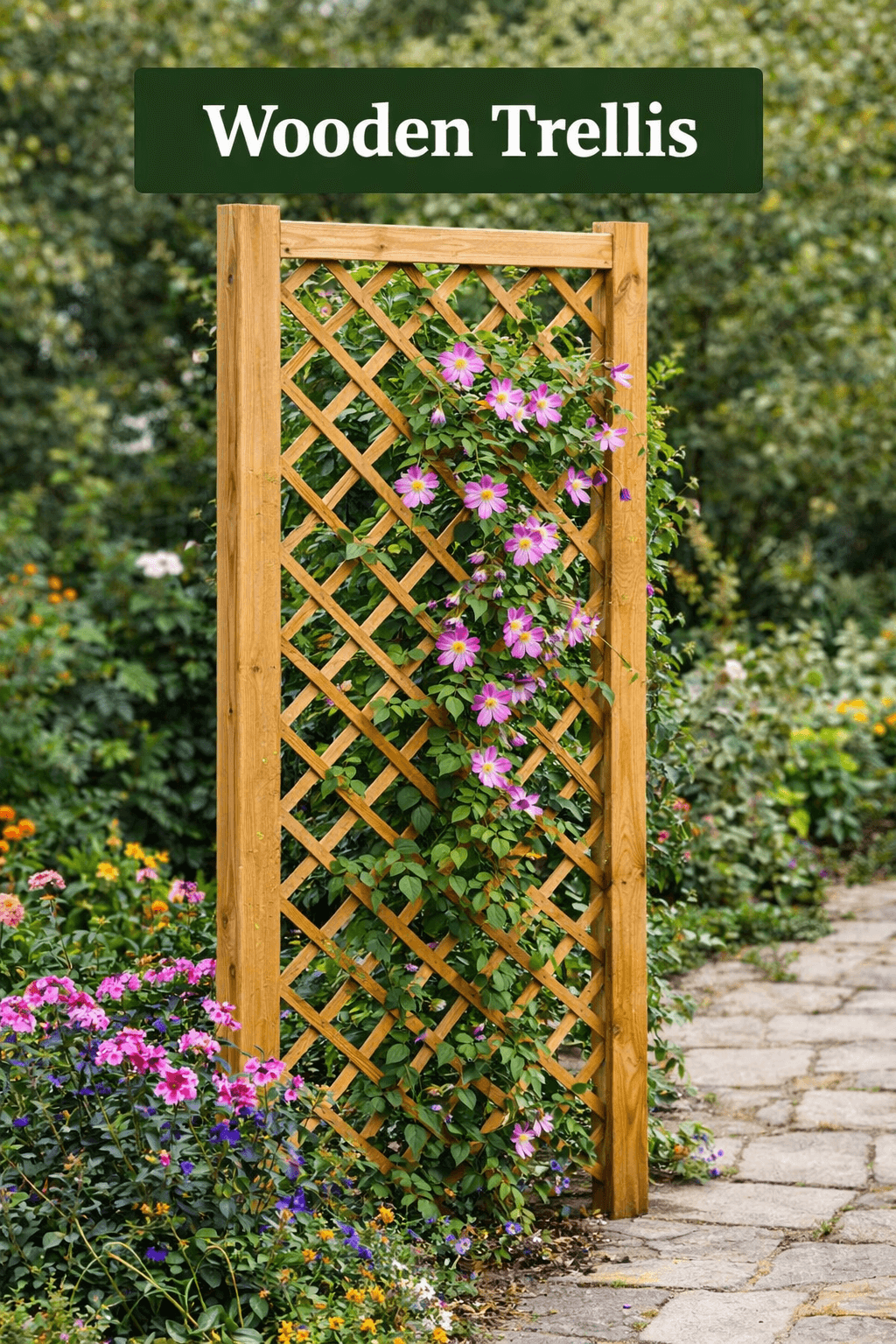 wooden trellis