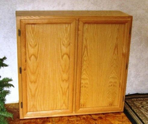 Completed rack closed