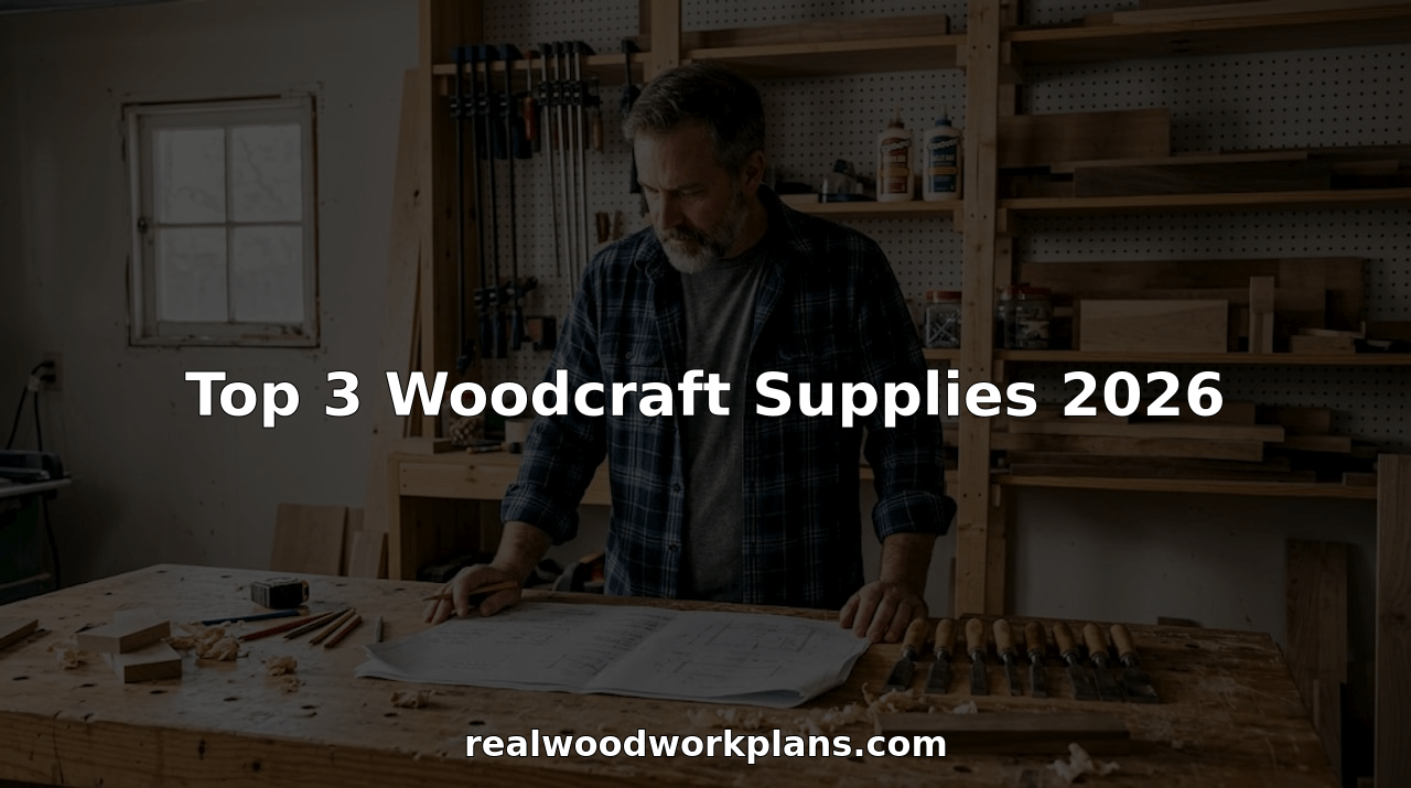 Woodworker choosing supplies in home workshop