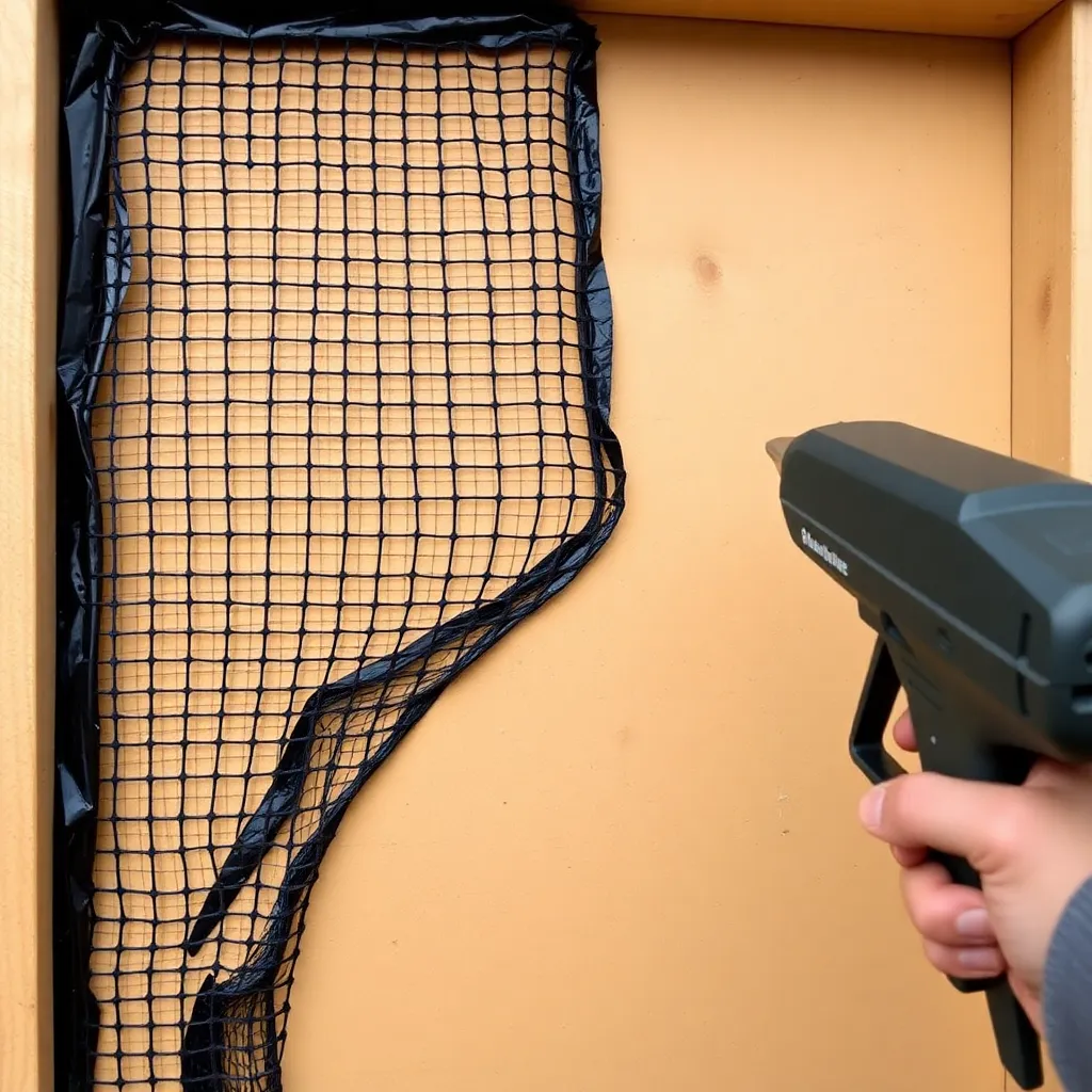 Install Landing Mesh — Bat House Plans: Build a Two-Chamber Bat House in Rough-Sawn Cedar