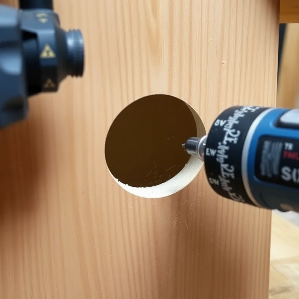 Cut a Precise Entrance Hole — Bird House Building Plans: Techniques for Building Any Birdhouse Correctly