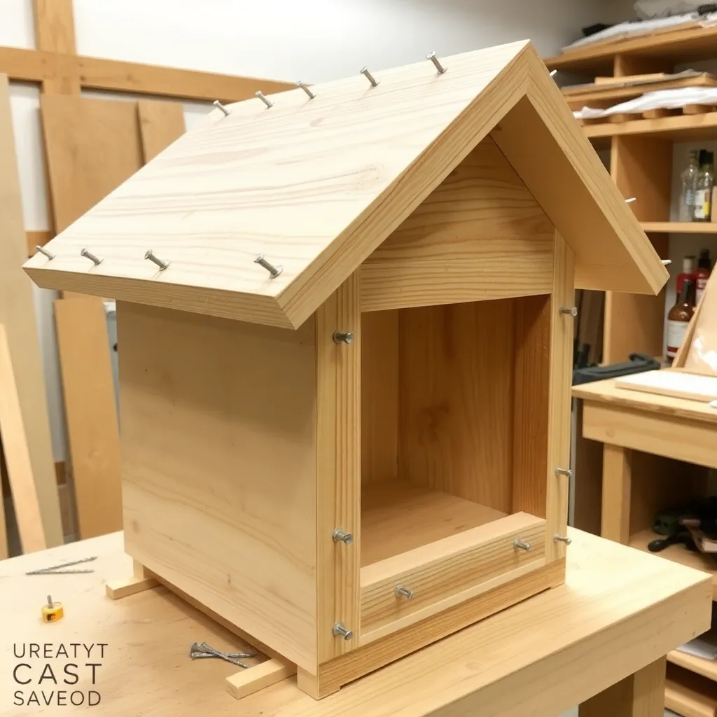 Assemble the Box — Bird House Plan: Build a Classic Bluebird Box From One Cedar Board