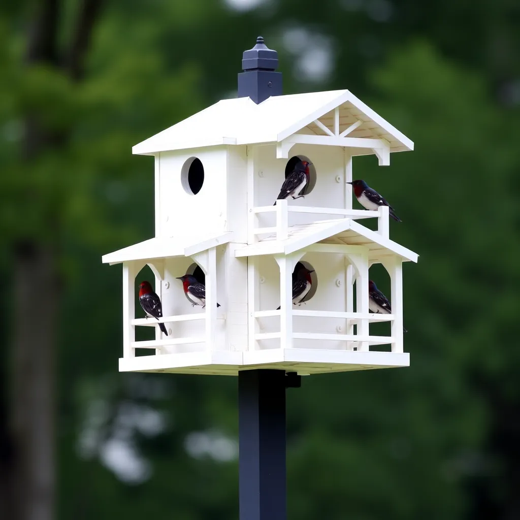 Build the Purple Martin House — Bird House Plans: 5 Designs for Bluebirds, Wrens, Martins, Chickadees, and Wood Ducks