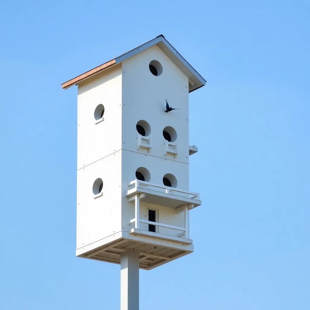 The Stacked Duplex Martin House — Bird Houses Designs: 6 Styles From Classic Craftsman to Modern Cedar Slab