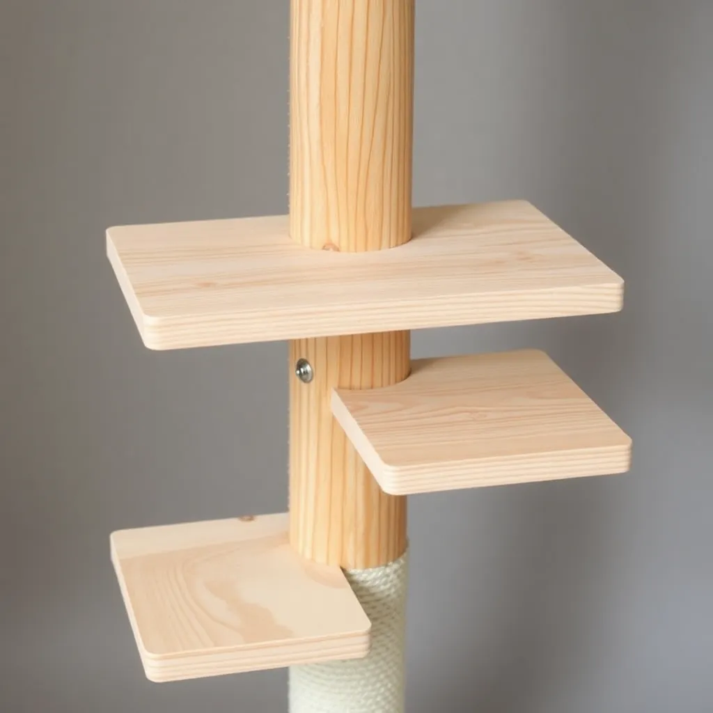 Install Platforms — Cat Tree Plans: Build a 5-Foot Cat Tree With Sisal Posts and Hammock