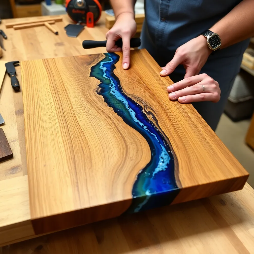 Build an Epoxy River Board — Charcuterie Board Plans: 8 Serving Board Builds From Simple to Live-Edge