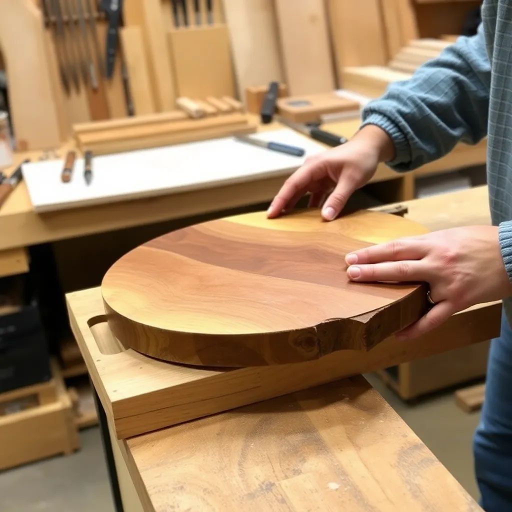 Build a Round Board With Bark Handle — Charcuterie Board Plans: 8 Serving Board Builds From Simple to Live-Edge