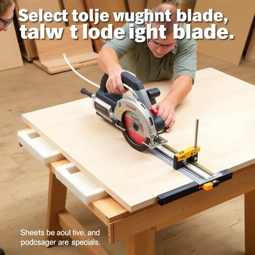 Step 2: Select the Right Blade — Cutting Plywood with a Circular Saw: Accurate Breakdown from Full Sheets