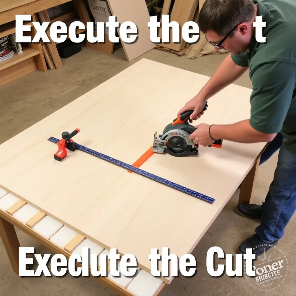 Step 4: Execute the Cut — Cutting Plywood with a Circular Saw: Accurate Breakdown from Full Sheets