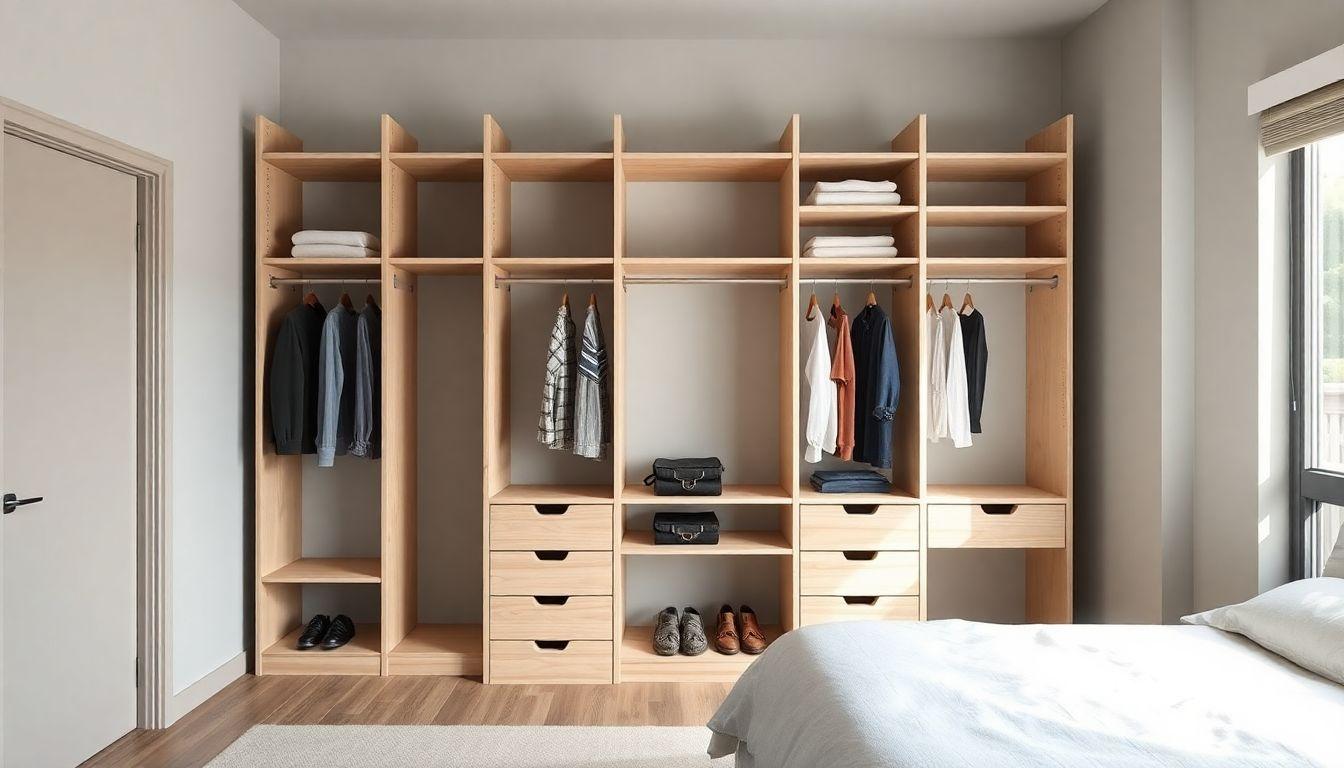 Modular DIY closet system