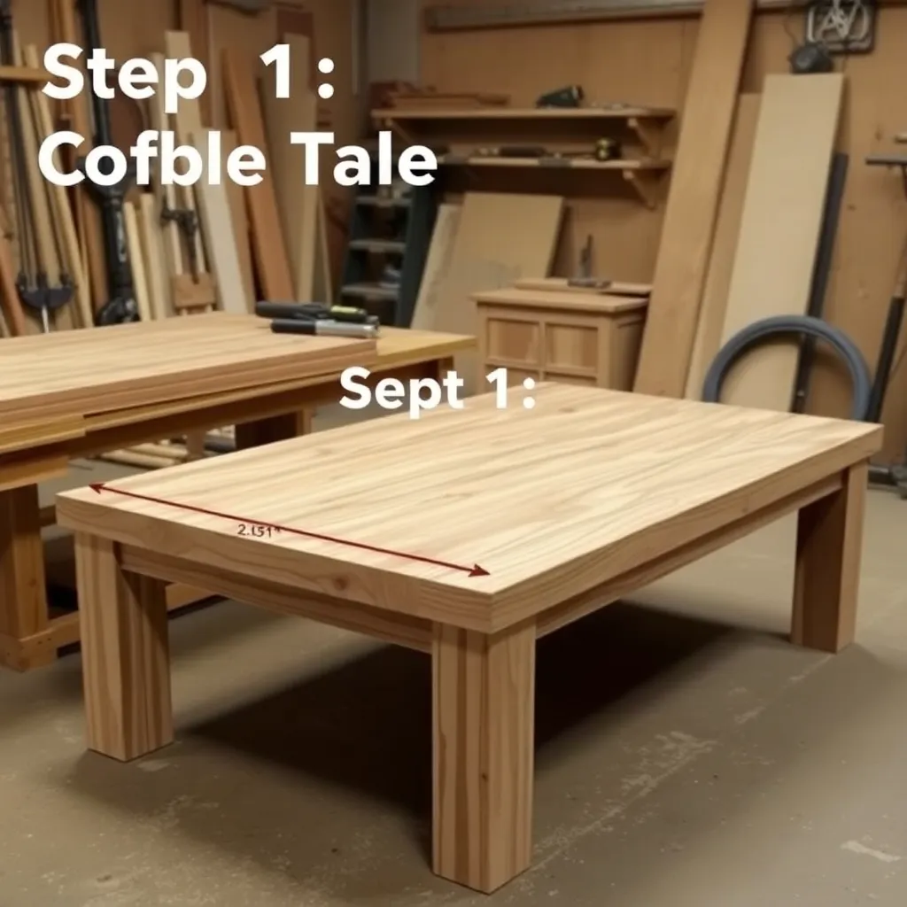 DIY coffee table — Step 1: Size Your Coffee Table