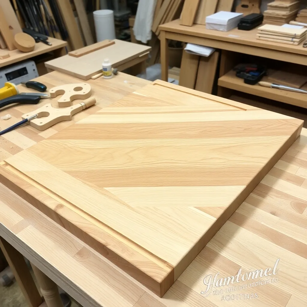 Arrange and Glue the Final Panel — End-Grain Cutting Board: 8 Steps to the Premium Butcher-Block Build