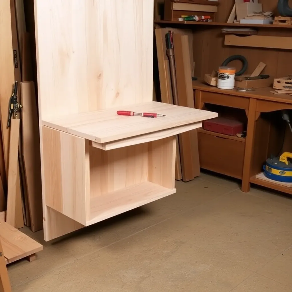 Build a Basic Wall-Mount Fold-Down Table — Folding Sewing Table Plans: 6 Builds From Wall-Mount to Full Craft Station