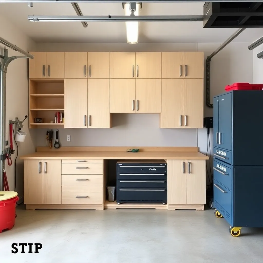 DIY plywood garage cabinet system with drawers and wall cabinets - Step 4: Build the Tall Cabinet