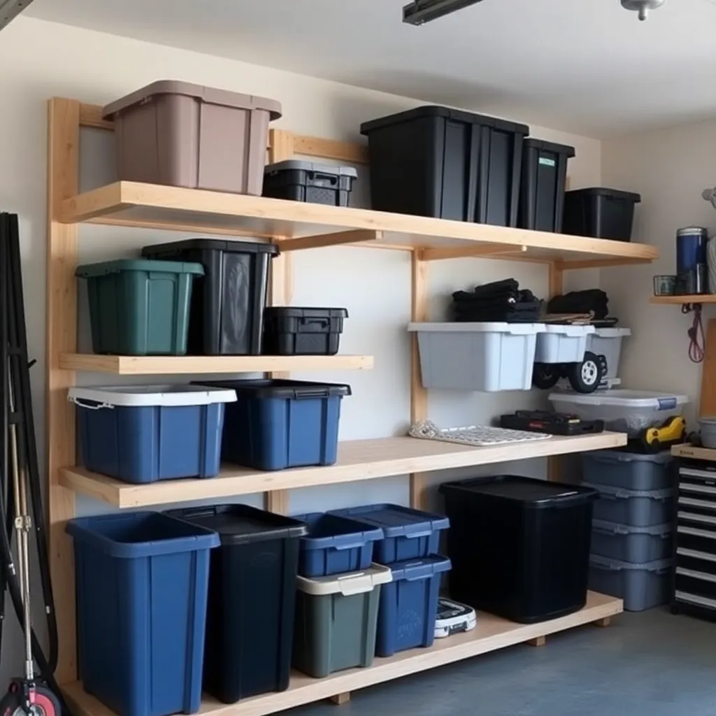 DIY garage storage shelves built from 2x4 lumber - Step 2: Cut List for the 2×4 Wall System