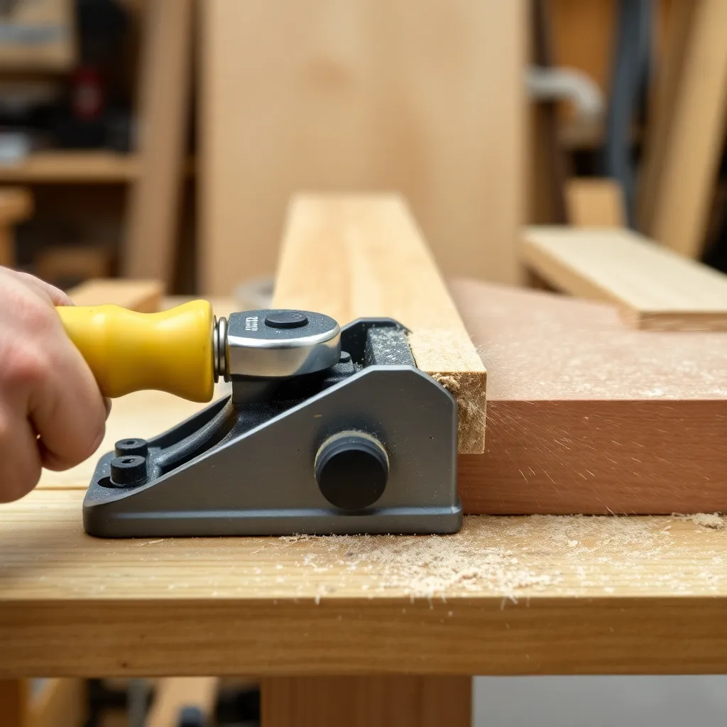Step 2: Use a Power Hand Planer