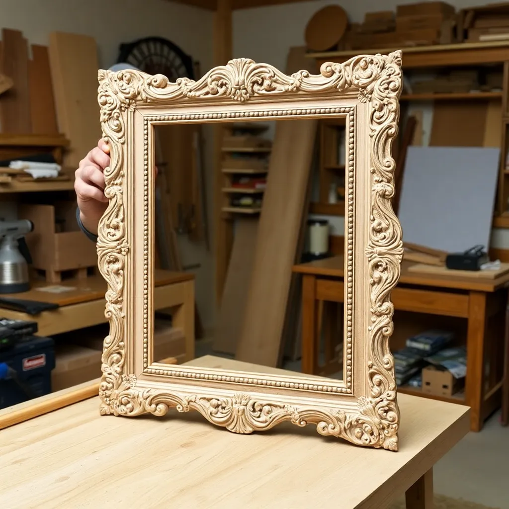 Build an Ornate Carved Frame for a Large Print — Large Picture Frame Plans: 6 Builds for Oversized Art and Mirrors