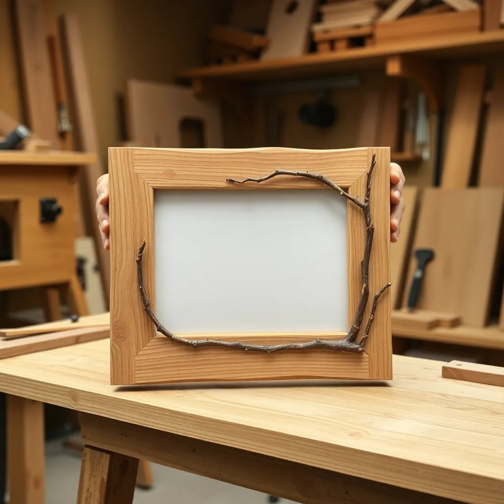 Build a Twig and Branch Frame — Rustic Picture Frame Plans: 8 Builds From Barnwood to Twig