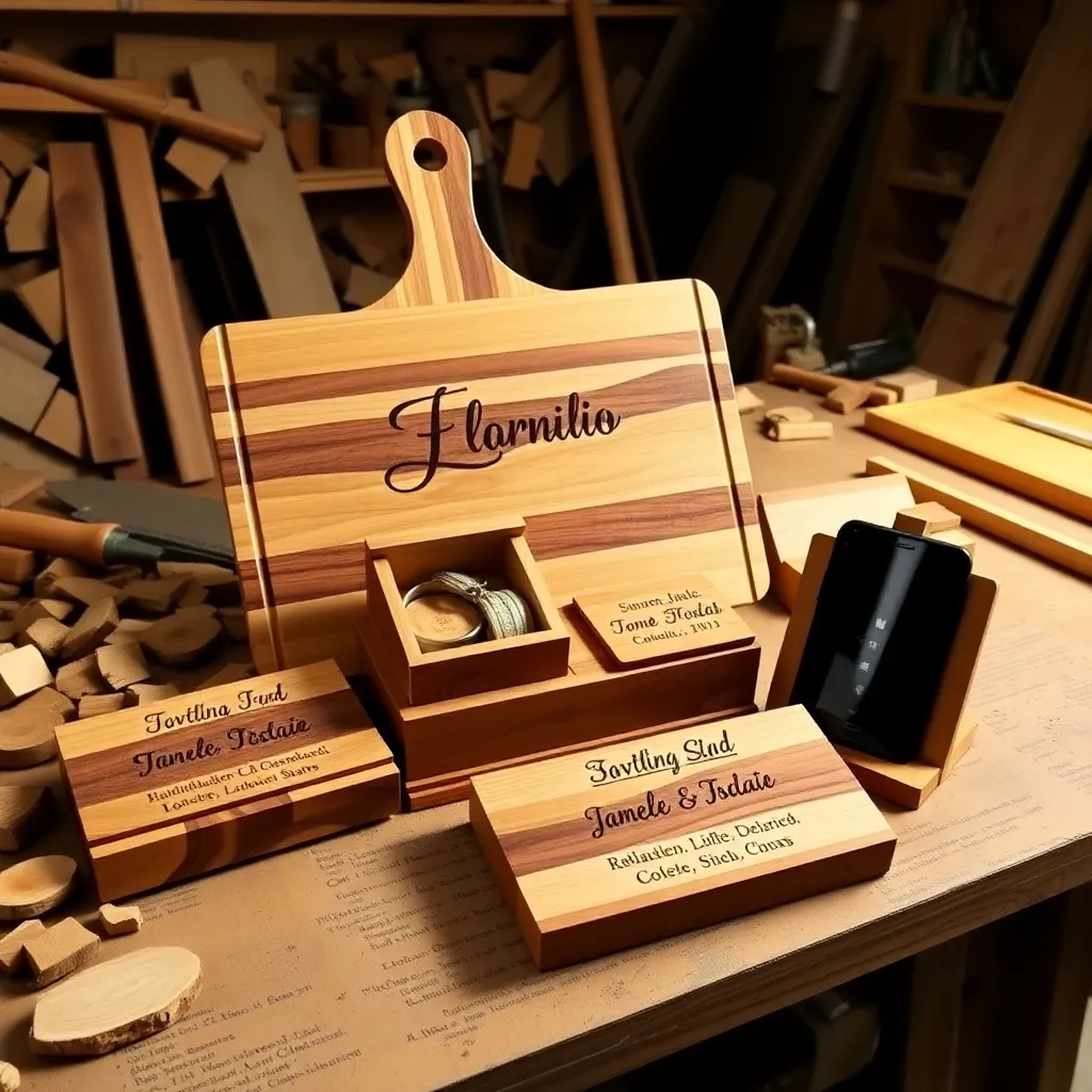 Scrap wood and gift projects - personalized wood gifts