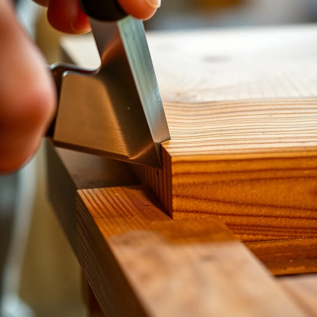 Step 3: Skewing a Chisel