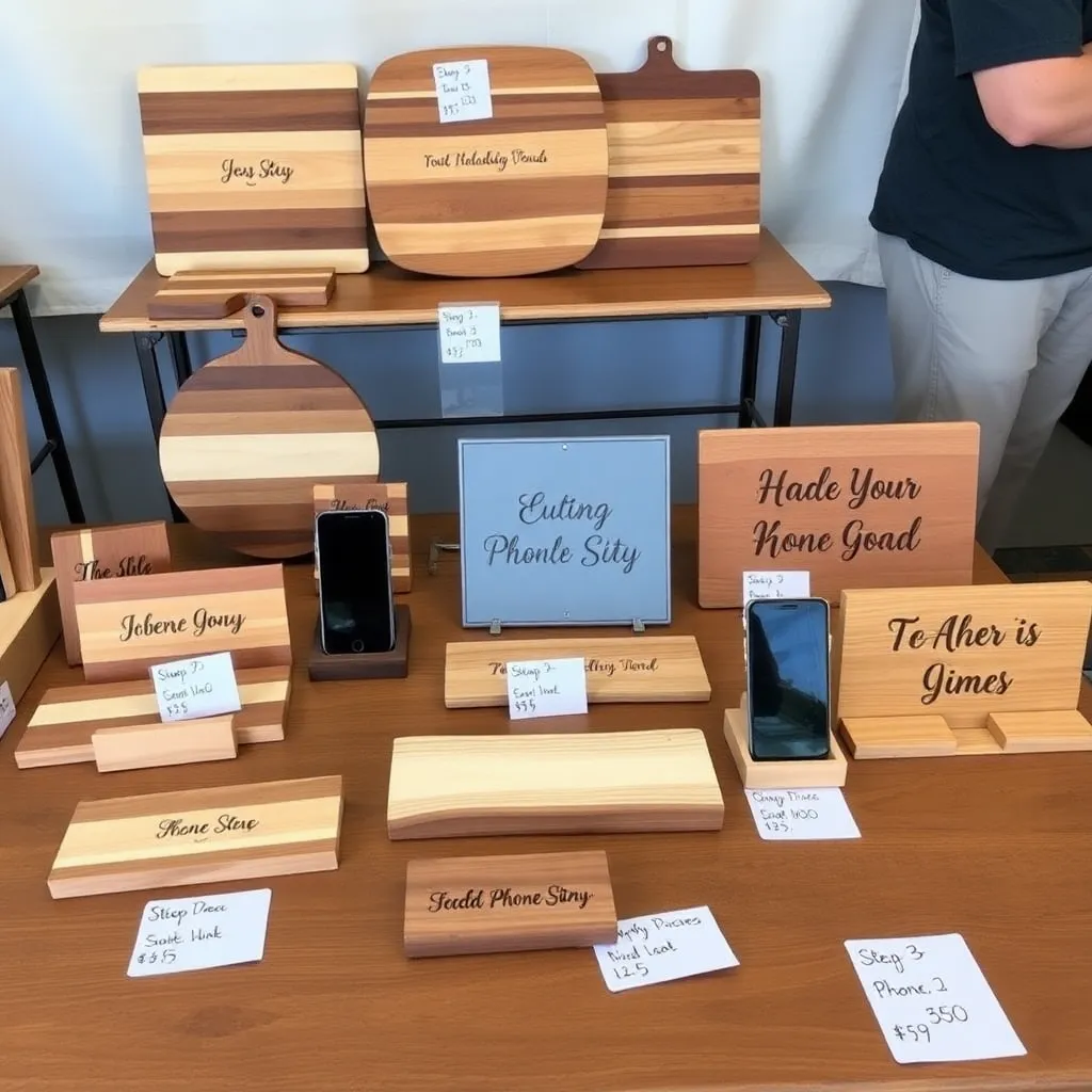 Step 3: Wooden Phone Stands - woodworking guide