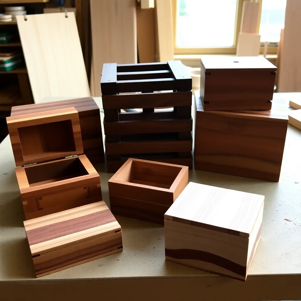 Small wooden box projects - woodwork box