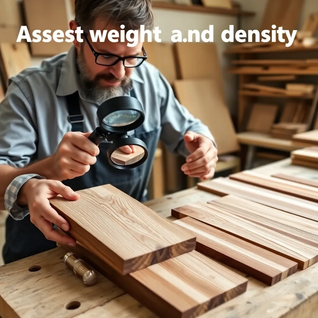 Step 4: Assess Weight and Density — What Type of Wood Is This? A Step-by-Step Identification Guide
