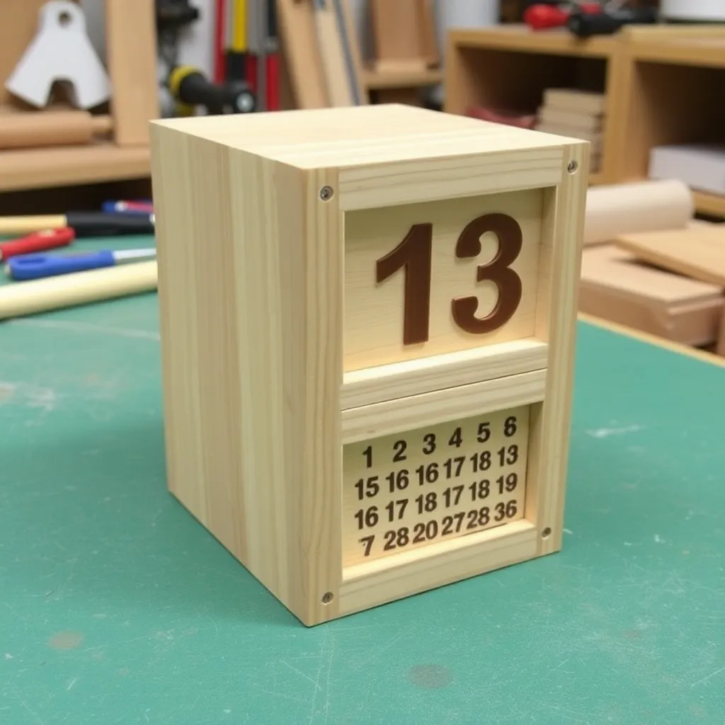 Build a Two-Cube Date Calendar — Wooden Calendar Plans: 6 Builds From Cube Calendar to Perpetual Wheel Calendar