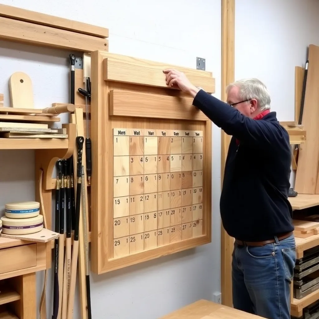 Build a Sliding Tile Wall Calendar — Wooden Calendar Plans: 6 Builds From Cube Calendar to Perpetual Wheel Calendar