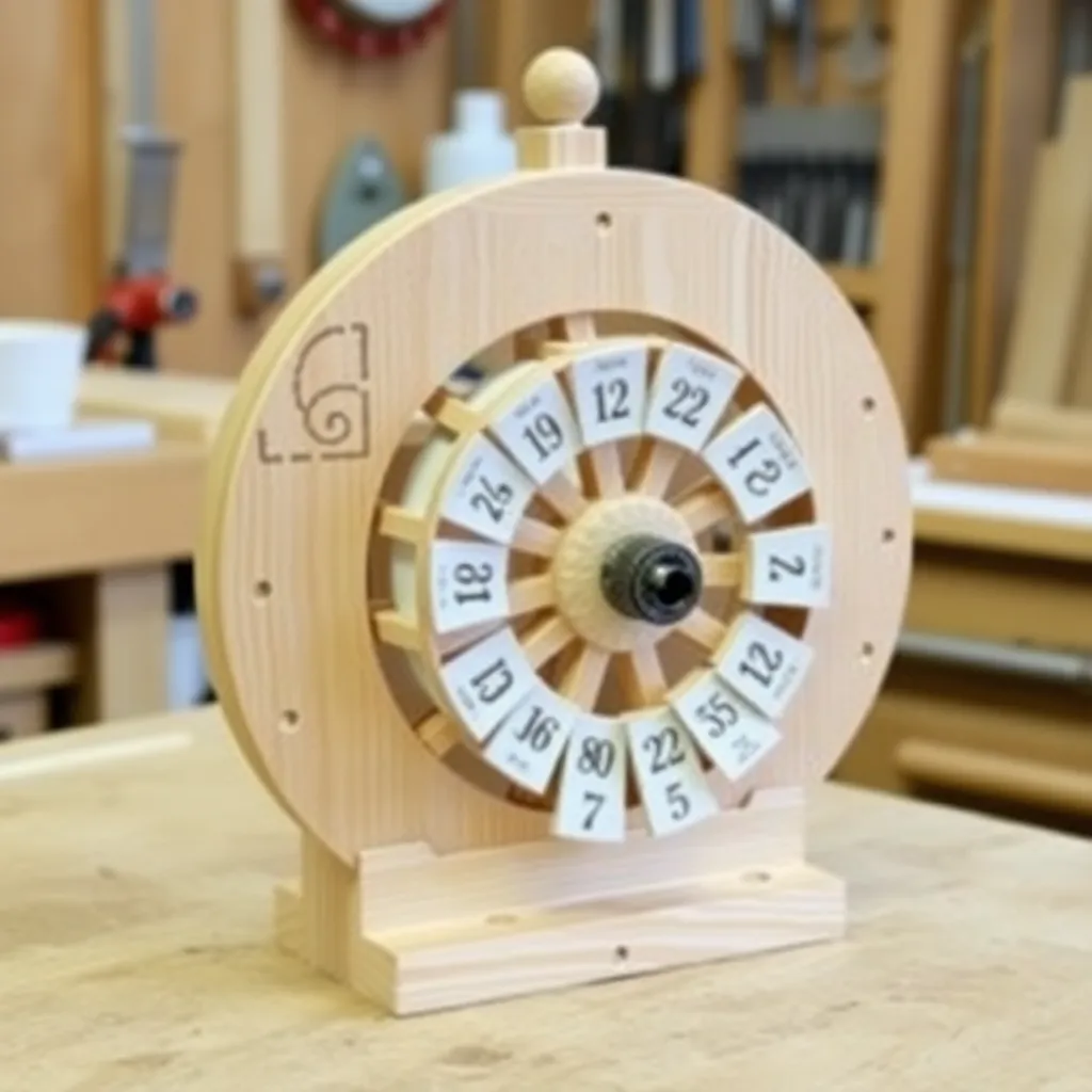 Build a Rotating Wheel Calendar — Wooden Calendar Plans: 6 Builds From Cube Calendar to Perpetual Wheel Calendar