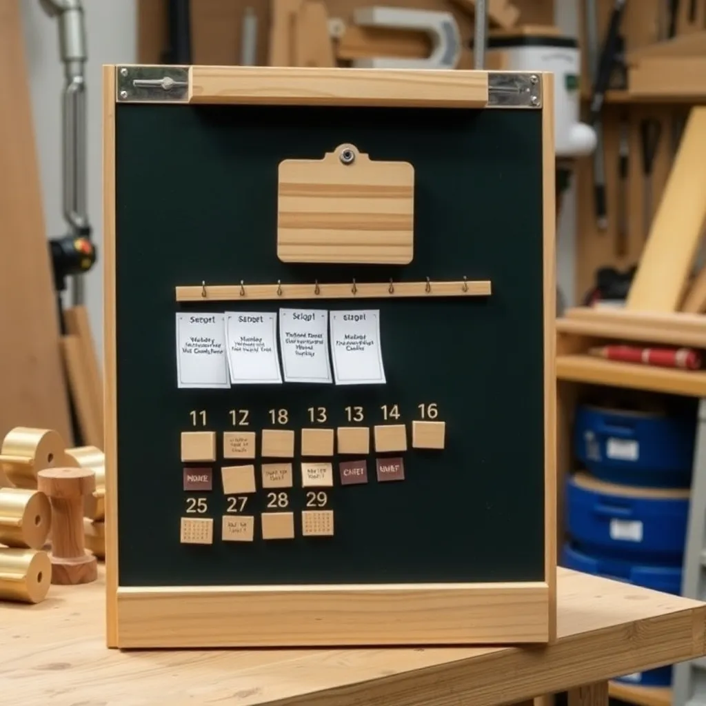 Build a Flip Board Calendar — Wooden Calendar Plans: 6 Builds From Cube Calendar to Perpetual Wheel Calendar