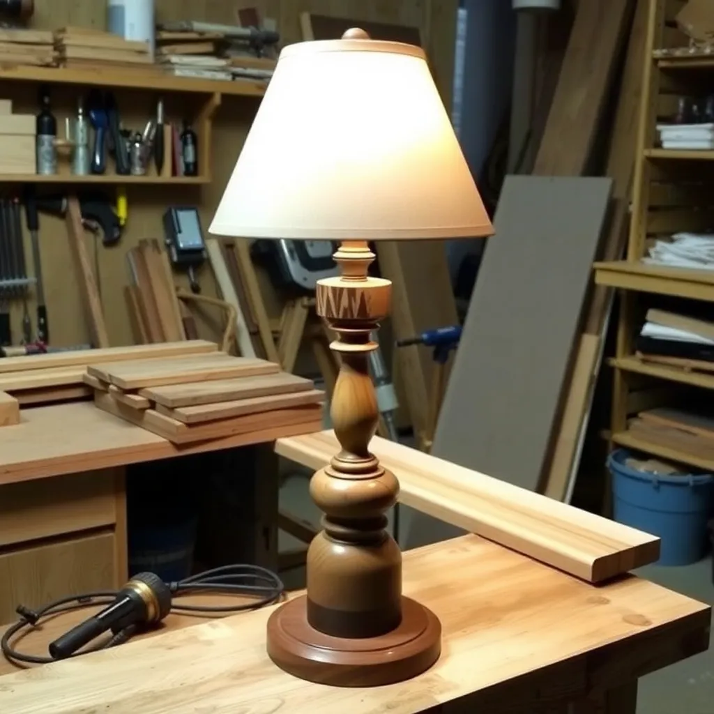 Build a Turned Table Lamp — Wooden Lamp Plans: 6 Builds From Simple Table Lamp to Tripod Floor Lamp