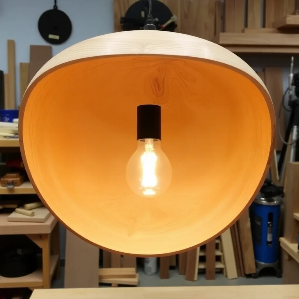 Build a Pendant Light From a Bowl — Wooden Lamp Plans: 6 Builds From Simple Table Lamp to Tripod Floor Lamp
