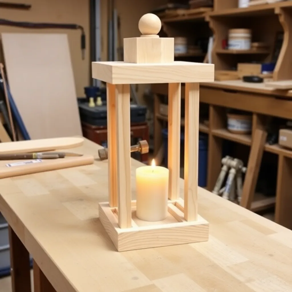 Build a Simple Tabletop Candle Lantern — Wooden Lantern Plans: 6 Builds From Tabletop Candle Lantern to Garden Post Lantern