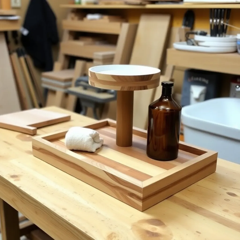 Build a Tiered Bathroom Tray — Wooden Serving Tray Plans: 6 Builds From Breakfast Tray to Ottoman Tray