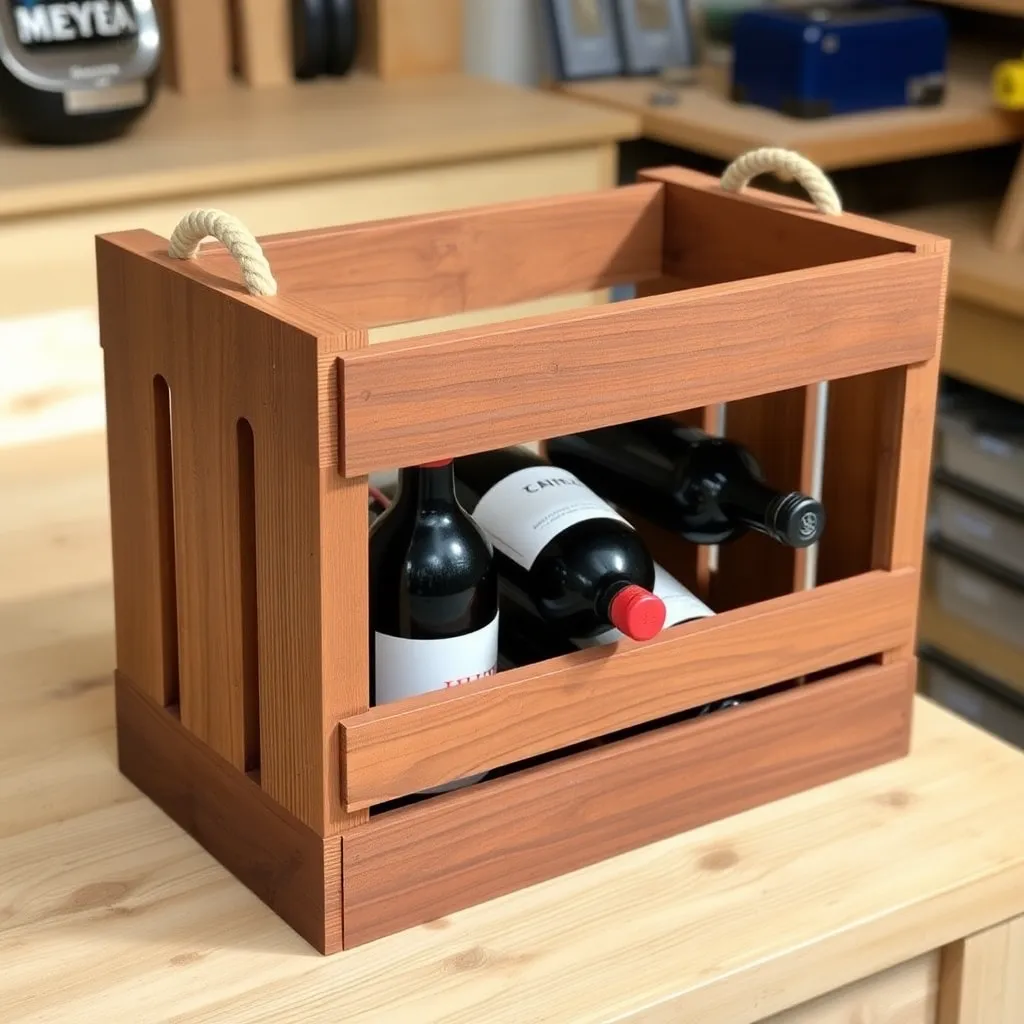 Step 8: Build a Wine Display Rack Crate - woodworking guide