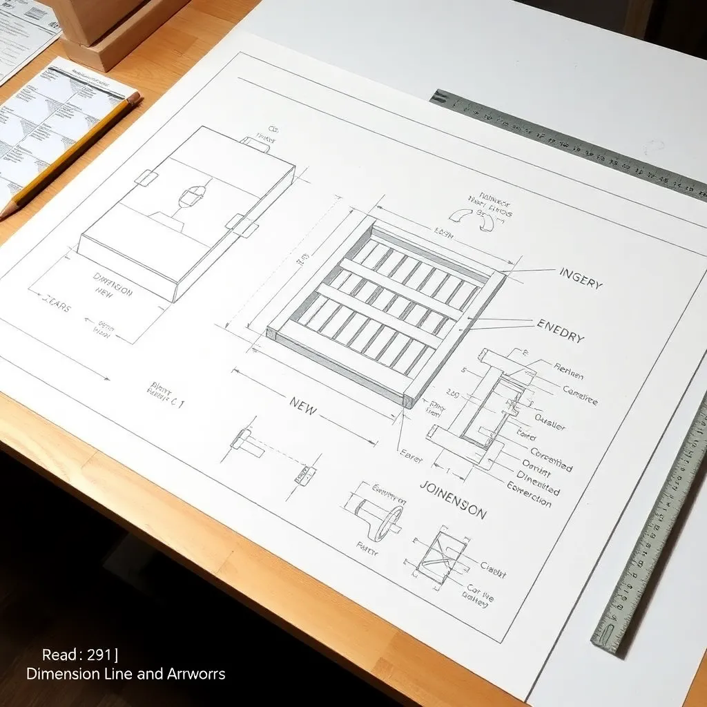 Step 1: Read Dimension Lines and Arrows — Woodworking Plan Symbols: How to Read Any Plan Drawing Accurately
