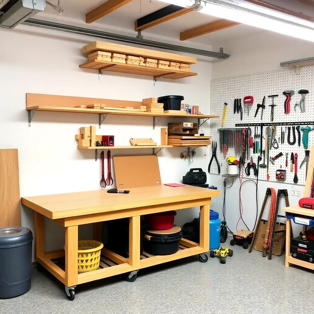 Step 1: Build a Mobile Workbench (The Foundation) — Woodworking Shop Setup: Build a Functional One-Car Garage Workshop From Scratch