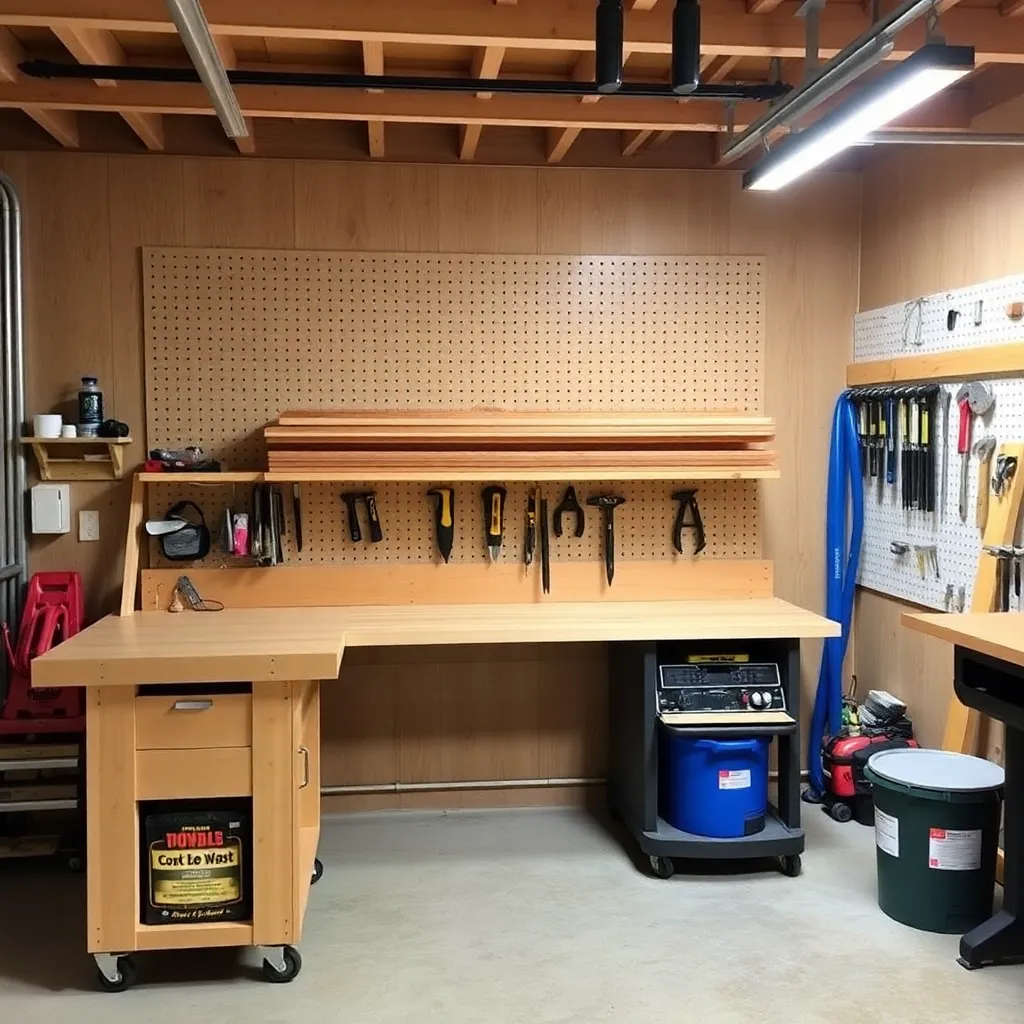 Step 2: Build a Wall-Mounted Lumber Rack (Material Storage) — Woodworking Shop Setup: Build a Functional One-Car Garage Workshop From Scratch