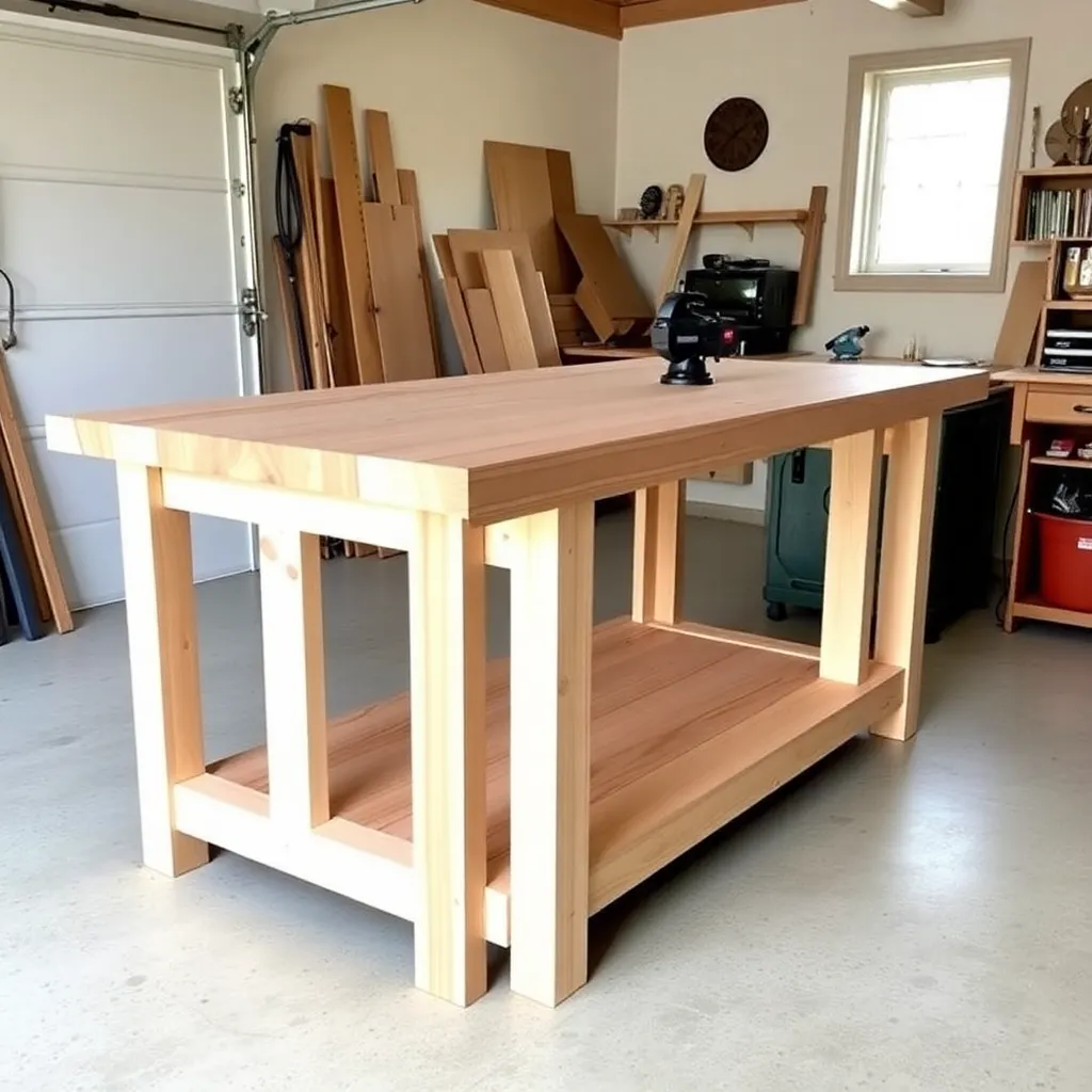 DIY 8-foot garage workbench with face vise and lower shelf - Step 1: Choose Your Workbench Design